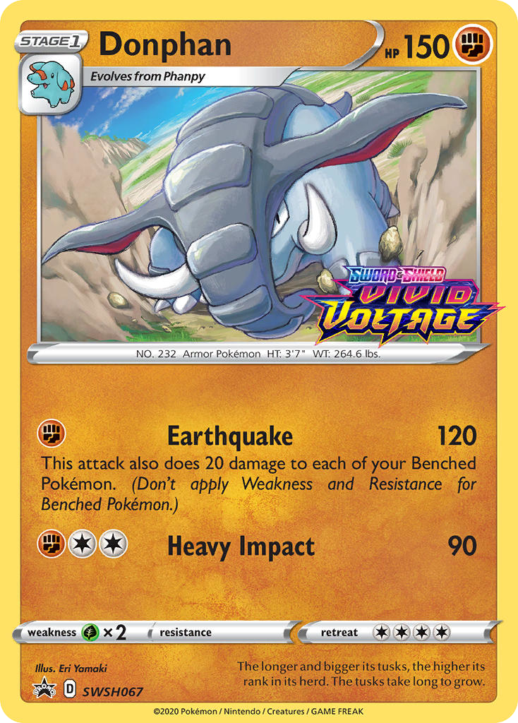 Sword & Shield Promo's Holo Donphan #67